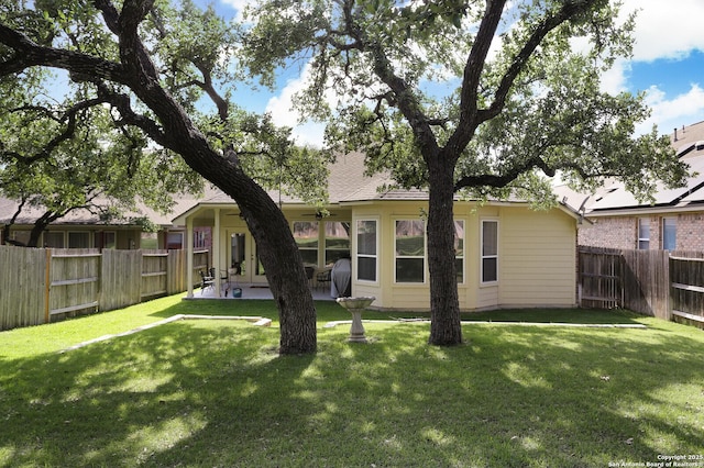26940 Rustic Brk, San Antonio, TX 78261 - rear view of property featuring a patio