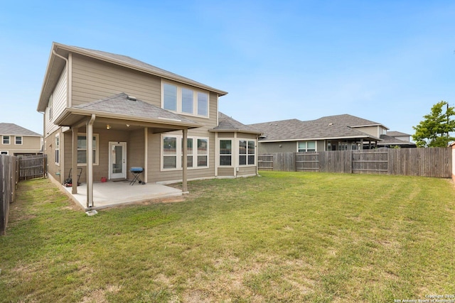 8515 Desert Cv, San Antonio, TX 78254 - rear view of property with a patio area