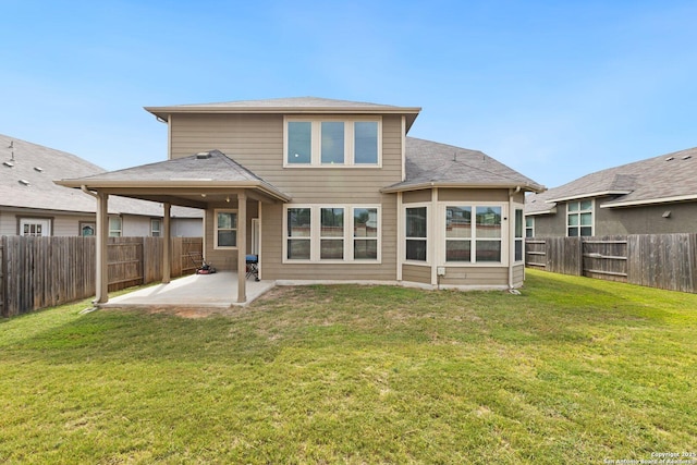8515 Desert Cv, San Antonio, TX 78254 - back of property with a patio area