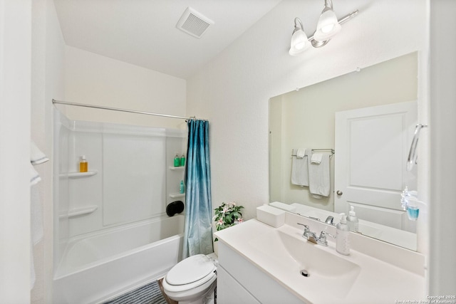 14407 Elkhorn Crst, San Antonio, TX 78253 - bathroom with toilet, vanity, and shower / tub combo
