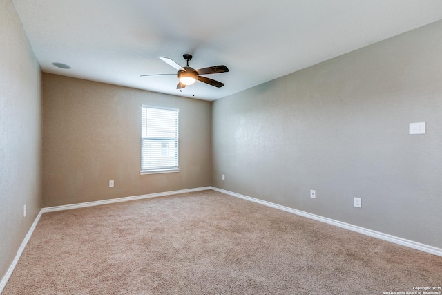 14802 Achilles Dr, San Antonio, TX 78245 - carpeted spare room featuring ceiling fan and baseboards