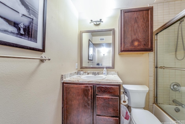 255 E Rampart Unit 401, San Antonio, TX 78216 - full bath featuring vanity, toilet, and bathtub / shower combination