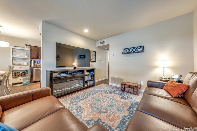255 E Rampart Unit 401, San Antonio, TX 78216 - living room with baseboards