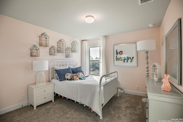 178 Jax Loop, San Antonio, TX 78253 - carpeted bedroom with baseboards and a textured ceiling