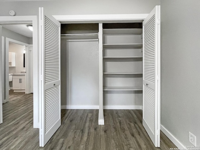 view of closet