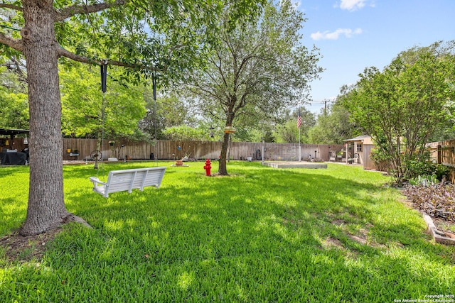 view of yard