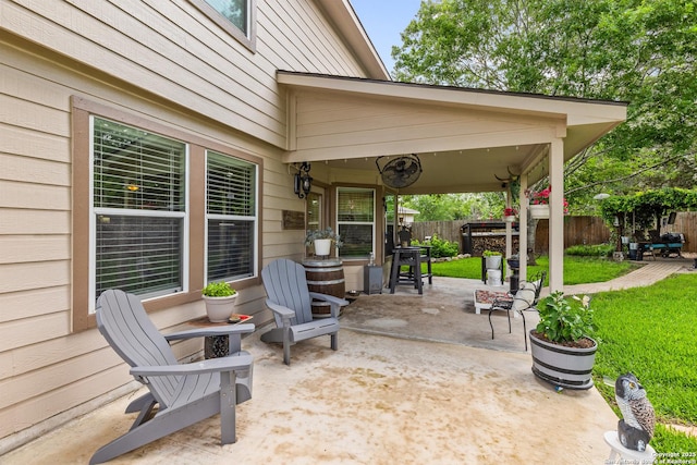 view of patio