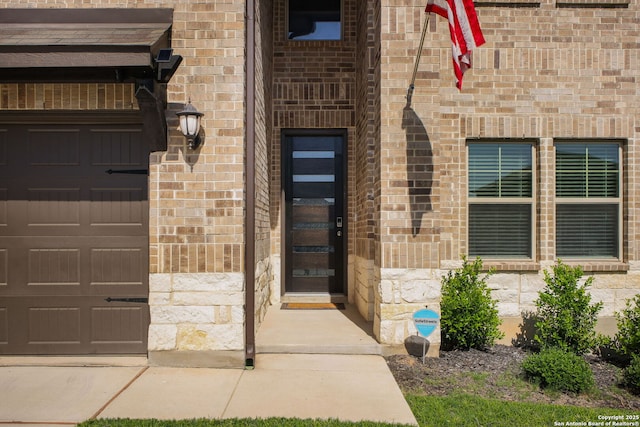 10259 Juniper Oaks, Boerne, TX 78006 - view of exterior entry featuring brick siding