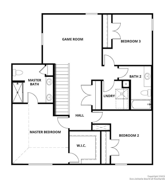 10825 Quinn Ct, San Antonio, TX 78252 - home floor plan