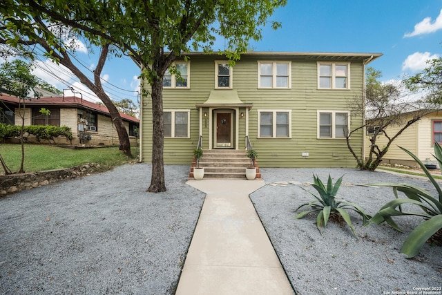 view of front of home