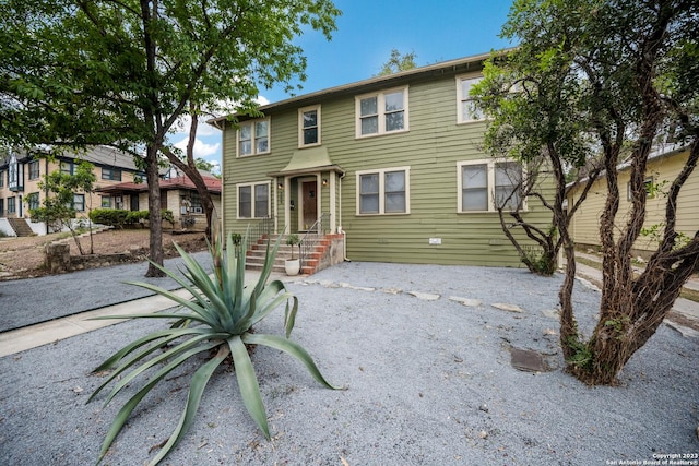view of front of property