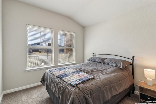 3012 Hess Blvd, Schertz, TX 78154 - bedroom with carpet floors, baseboards, and vaulted ceiling