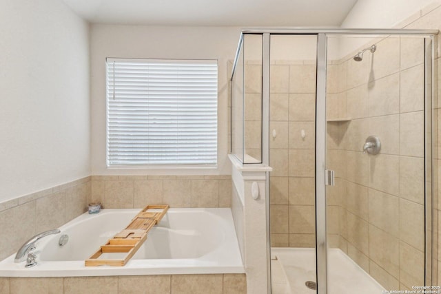 3012 Hess Blvd, Schertz, TX 78154 - full bathroom with a shower stall and a garden tub