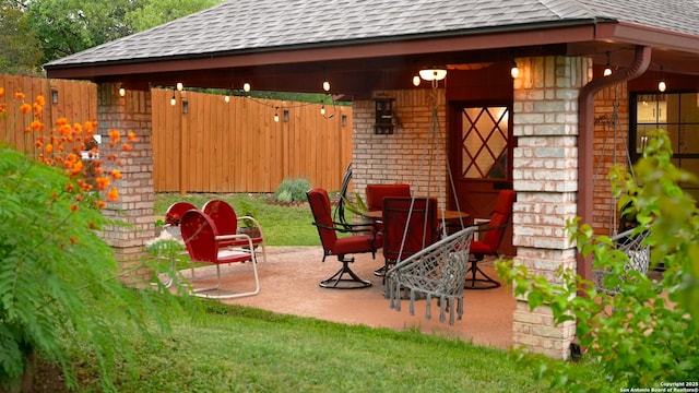 view of outdoor structure with a gazebo