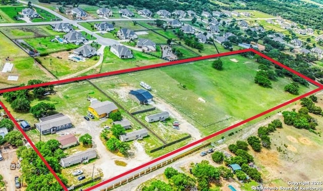 205 Montrose, Liberty Hill, TX 78642 - view of property location featuring property boundaries highlighted