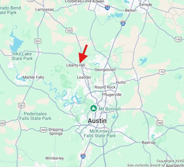 205 Montrose, Liberty Hill, TX 78642 - map / location