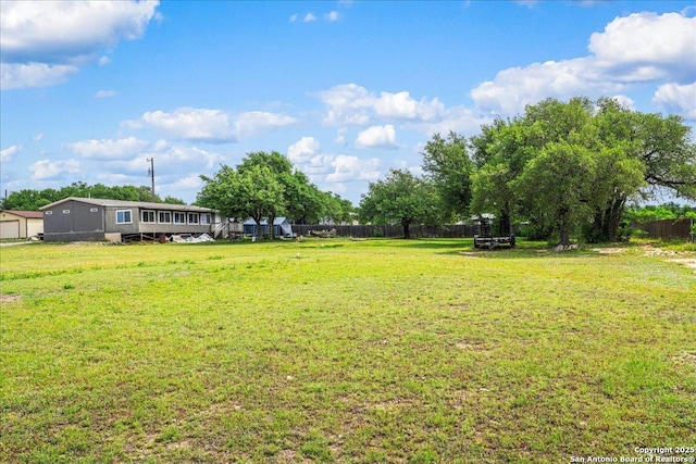 205 Montrose, Liberty Hill, TX 78642 - view of yard