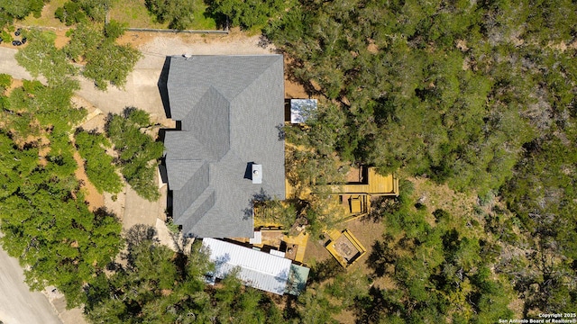 552 Mountain Oaks, Canyon Lake, TX 78133 - aerial view of property and surrounding area