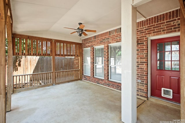 8818 Sarasota Woods, San Antonio, TX 78250 - unfurnished sunroom with lofted ceiling and heating unit