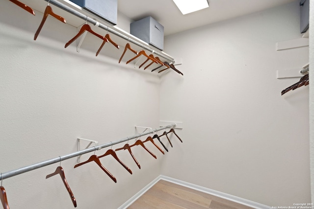 3010 Skyline, Canyon Lake, TX 78133 - spacious closet featuring light wood-type flooring