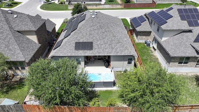 1710 Briar Spg, San Antonio, TX 78245 - aerial view of residential area with a pool