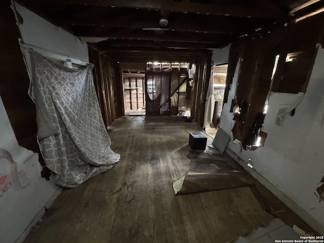 2429 Potosi, San Antonio, TX 78207 - miscellaneous room with hardwood / wood-style floors and healthy amount of natural light