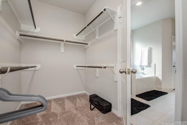 7606 Cottonwood Fls, Spring, TX 77379 - spacious closet with carpet floors
