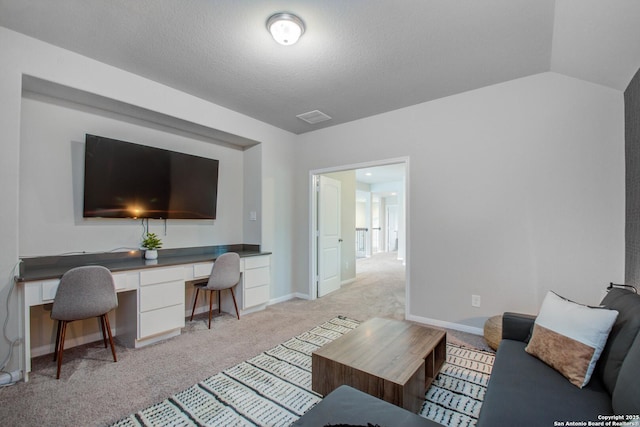 7606 Cottonwood Fls, Spring, TX 77379 - office space featuring built in desk, light colored carpet, and baseboards