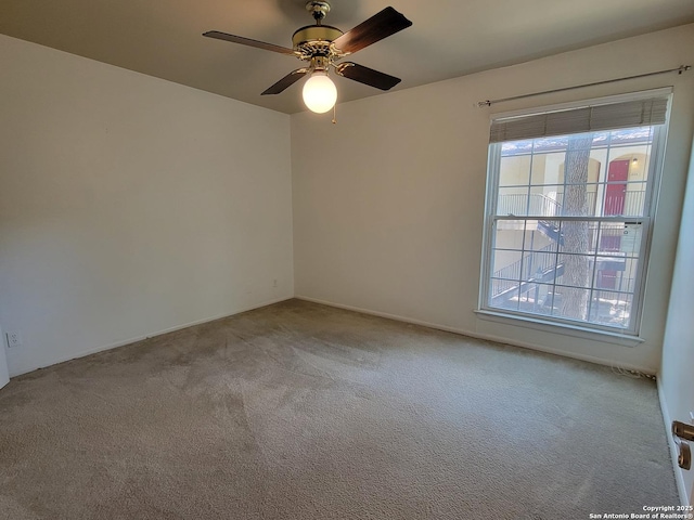 8702 Village Dr Unit 204, San Antonio, TX 78217 - empty room featuring carpet floors and ceiling fan