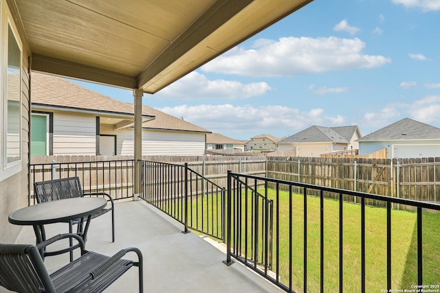 306 Banff, Kyle, TX 78640 - balcony featuring a residential view