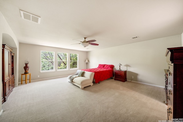 38 Atwell, San Antonio, TX 78254 - bedroom featuring carpet flooring, baseboards, and ceiling fan
