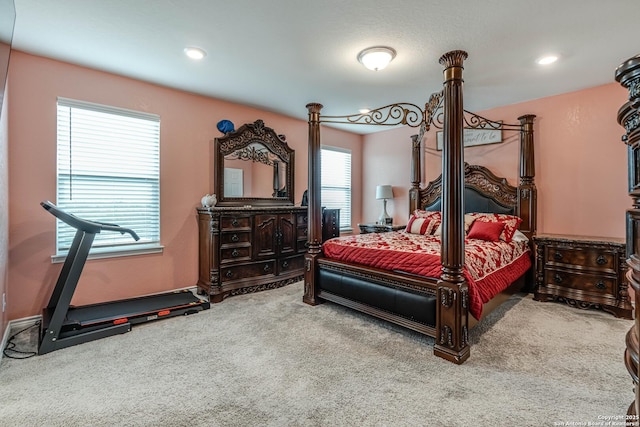 6136 Sunflower, San Antonio, TX 78244 - carpeted bedroom featuring recessed lighting