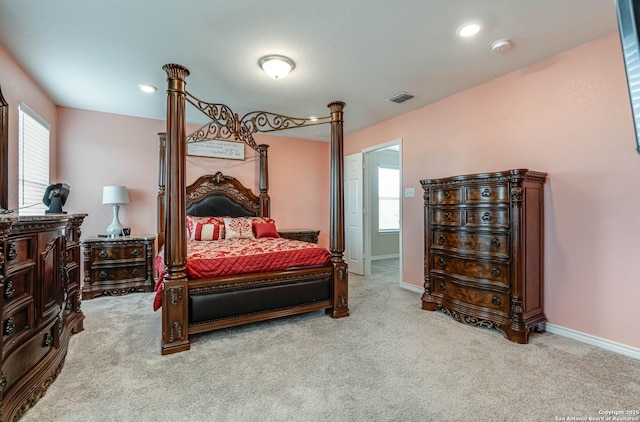6136 Sunflower, San Antonio, TX 78244 - carpeted bedroom featuring baseboards and recessed lighting
