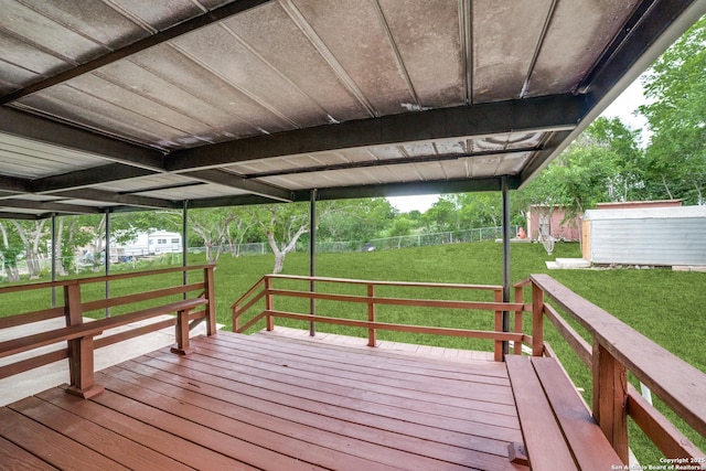 13635 Owl Tree, San Antonio, TX 78253 - wooden terrace with a storage shed and an outbuilding