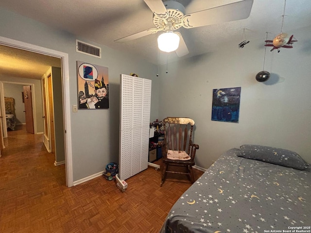 3802 Quiver, San Antonio, TX 78238 - bedroom featuring baseboards and ceiling fan