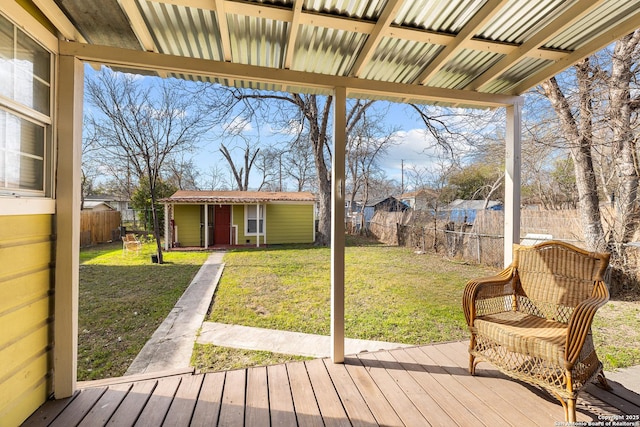706 El Monte Blvd, San Antonio, TX 78212 - wooden terrace featuring an outdoor structure