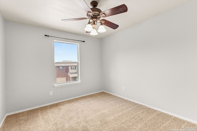 846 Barrel Pt, San Antonio, TX 78251 - unfurnished room with carpet flooring, baseboards, and ceiling fan