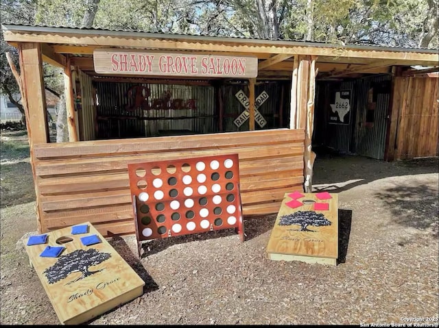 view of outdoor structure