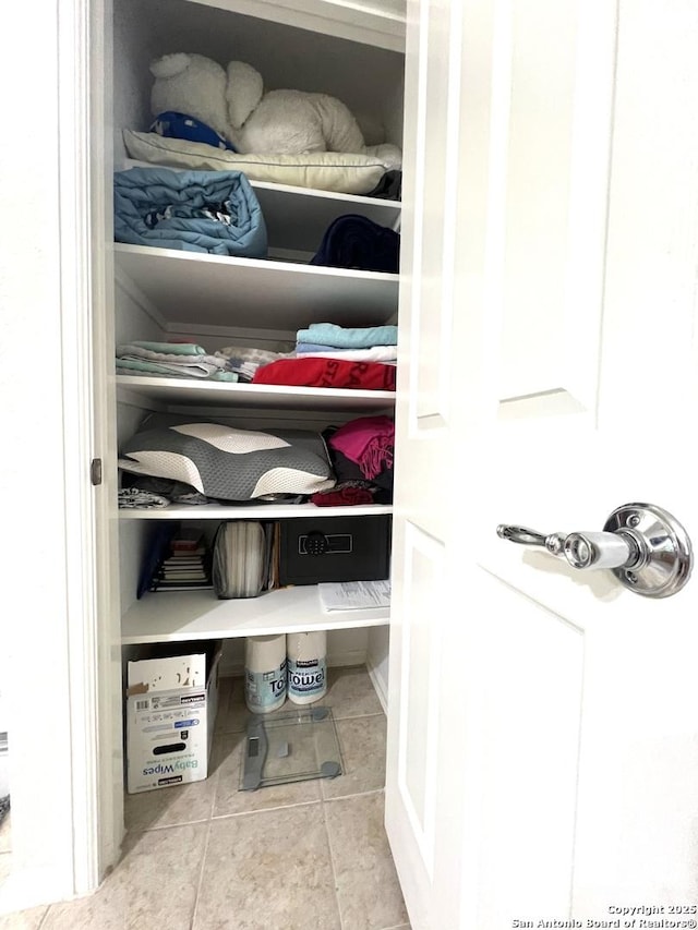 view of closet