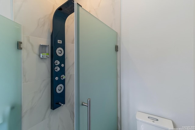 225 S Pine Unit 101, San Antonio, TX 78203 - bathroom view of toilet and a shower stall