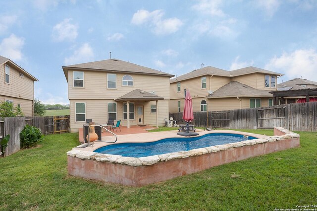 1026 Dogleg Right, San Antonio, TX 78221 - back of house featuring a patio area