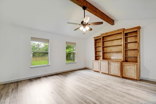 5515 Rolling Rdg, San Antonio, TX 78228 - unfurnished room with light wood-style flooring, ceiling fan, and baseboards