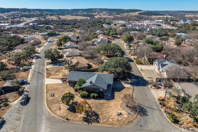 135 Fallow Dr, Kerrville, TX 78028 - aerial overview of property's location featuring nearby suburban area
