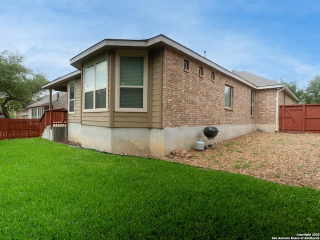 15342 Fort Marcy, San Antonio, TX 78245 - view of side of property with brick siding