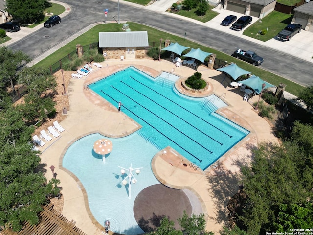 15342 Fort Marcy, San Antonio, TX 78245 - community pool with fence and a patio