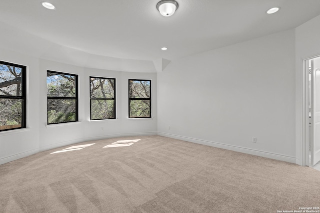 2171 Oak Run Pkwy, New Braunfels, TX 78132 - unfurnished room with carpet flooring, plenty of natural light, recessed lighting, and baseboards