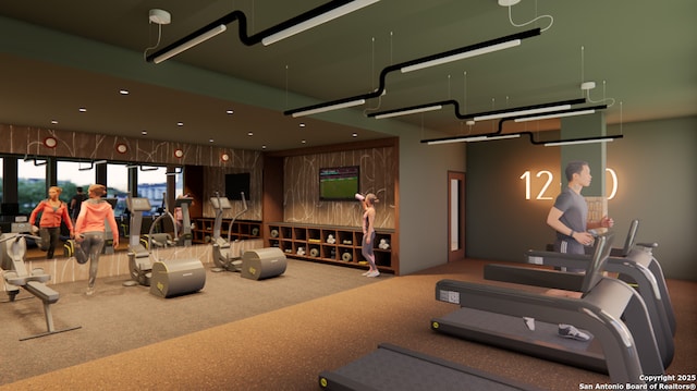10225 Braun Rd Unit A310, San Antonio, TX 78023 - view of exercise room