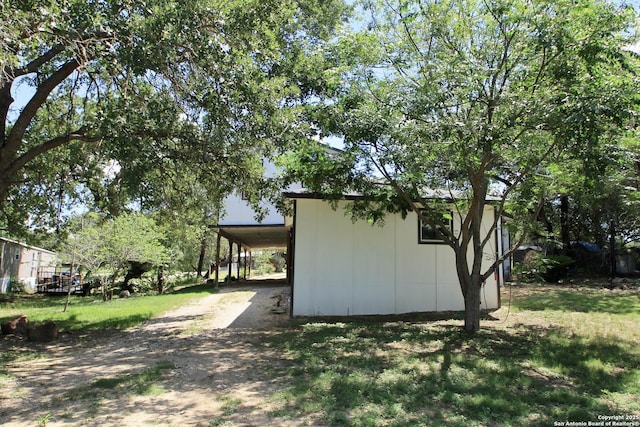 23127 Opportunity, Elmendorf, TX 78112 - view of outbuilding with driveway