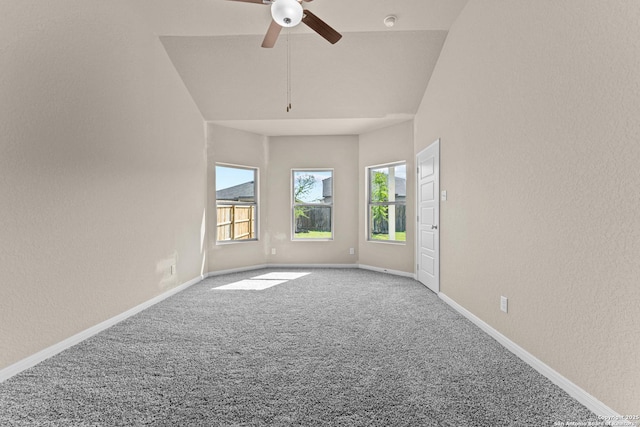 5910 Cienna Cv, San Antonio, TX 78222 - unfurnished room featuring carpet flooring, ceiling fan, a textured wall, and baseboards