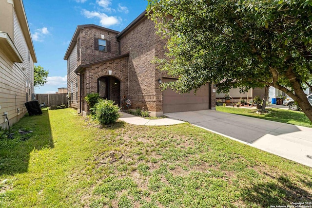 4351 E Safe Hbr, San Antonio, TX 78244 - view of front of house featuring brick siding and driveway